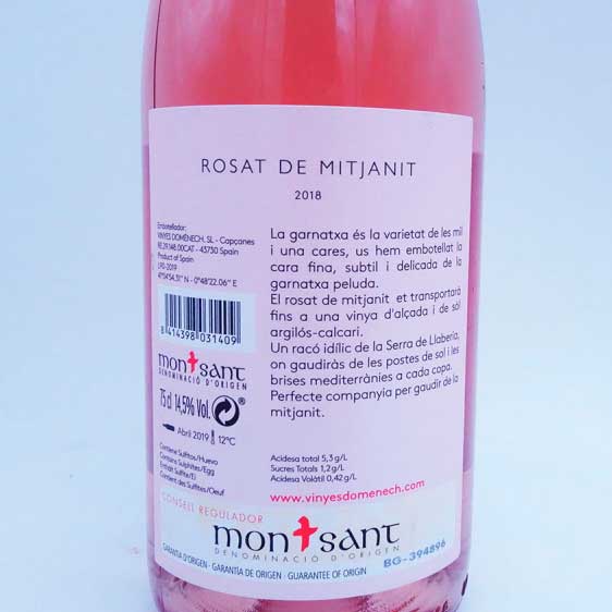 Rosat de Mitjanit Vinyes Domènech Montsant Capçanes 03